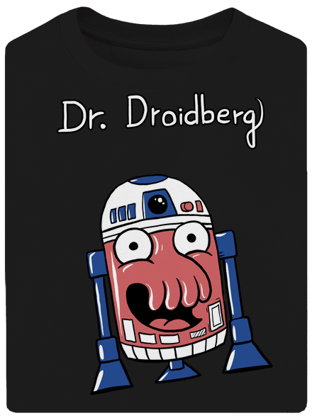 Dr. Droidberg unisex túlméretezett póló Black