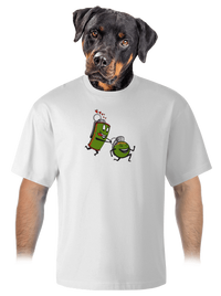 unisex túlméretezett póló
