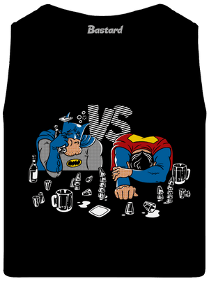 A szuperhősök harca férfi trikó Black