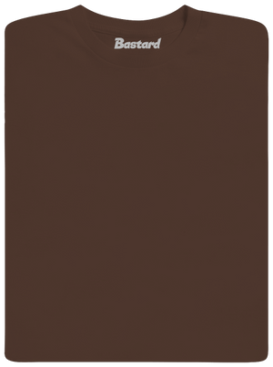 Nyomtatás nélkül férfi póló Brown