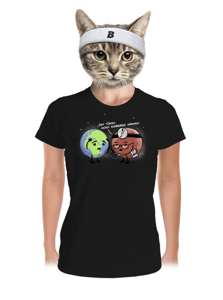 Diagnózis női sportpóló Black