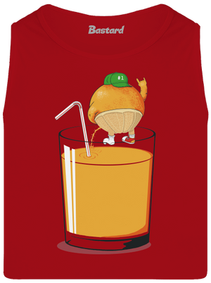 Részeg narancs férfi trikó Red