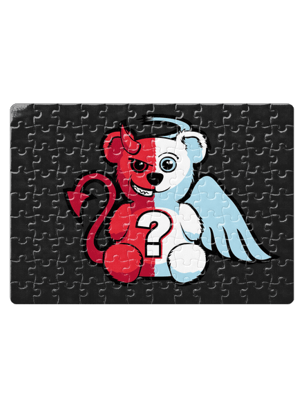 Angyal vagy ördög kirakós White