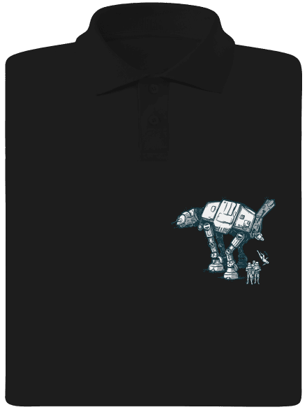AT-AT férfi pólóingek Black