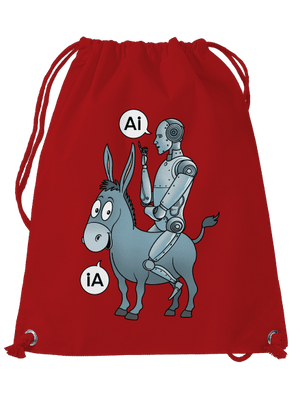 Szamár és AI hátizsák Red Mal