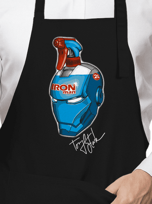 Ablaktisztító kötény Black