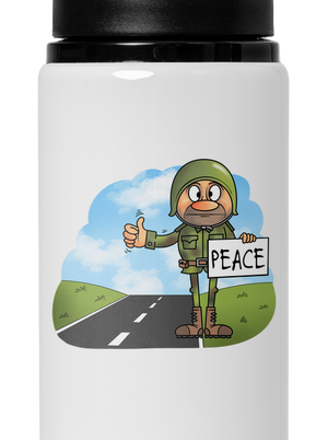 Peace kulacs White