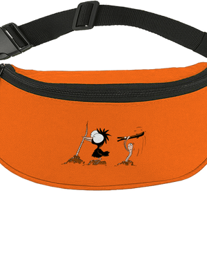 Vigyázz melyik végét fogod övtáska Orange