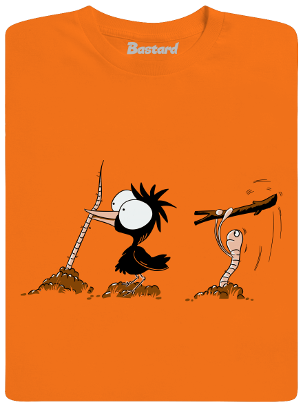 Vigyázz melyik végét fogod gyerek póló Orange
