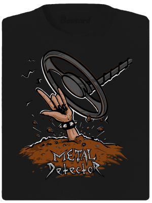 Metal detector női sportpóló Black