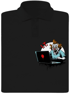 I.T. Clown férfi pólóingek Black