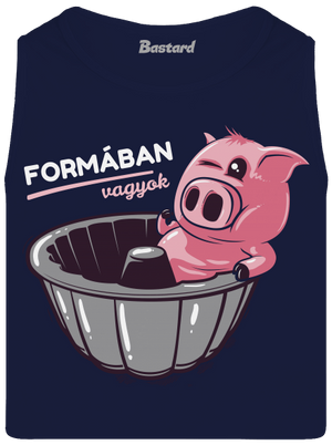 Formában férfi trikó French Navy