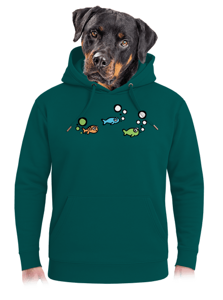 Baleset unisex prémium pulóver Emerald Green