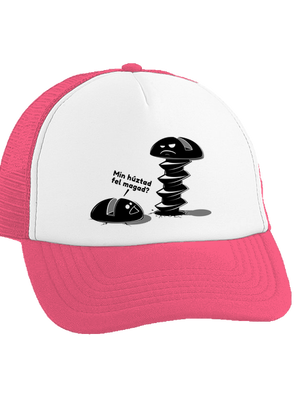 Felhúzva teherautós sapka Fluorescent Pink cap