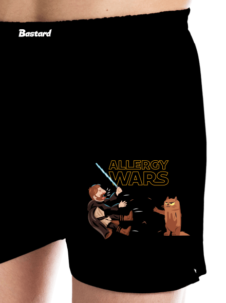 Allergy Wars férfi alsó nadrág Black