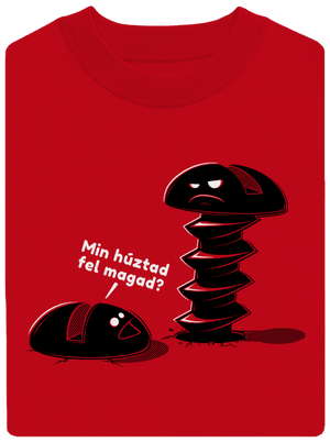 Felhúzva unisex crewneck Red