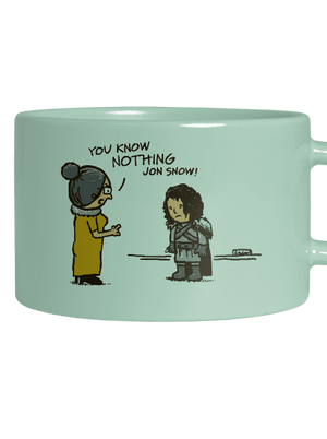 You know nothing macaron bögre Mint Macaron