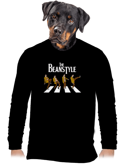 Beanstyle férfi hosszú ujjú póló Black