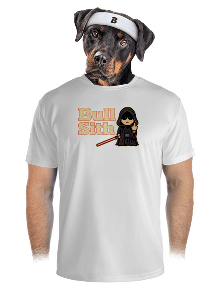 Bull sith férfi sportpóló White