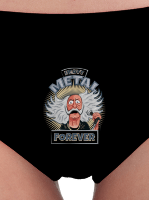 Heavy metal forever női bugyik Black