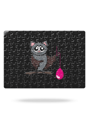 Denevér kirakós White