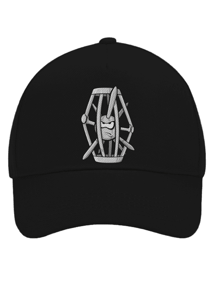 Sün a ketrecben baseballsapka Black