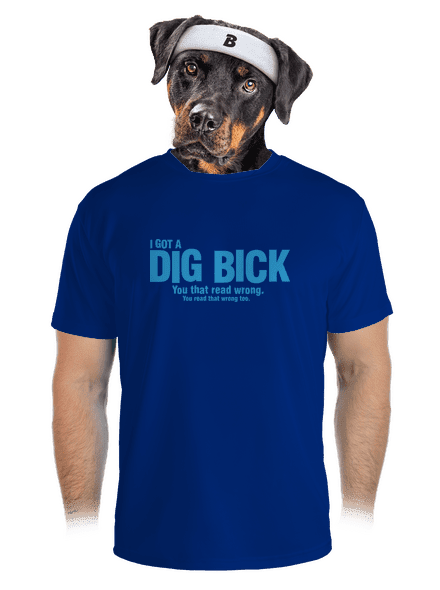 Dig bick férfi sportpóló Royal Blue Mal