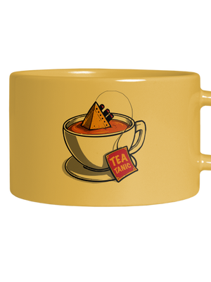 Teatanic macaron bögre Yellow Macaron