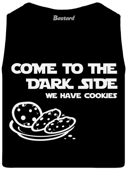 Come to the dark side férfi trikó Black