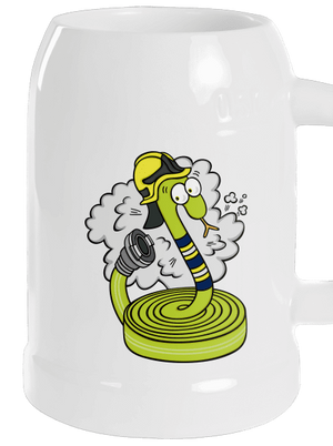 Tömlőt söröskorsó White