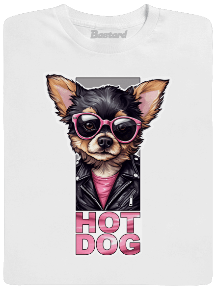 Very hot dog férfi póló White