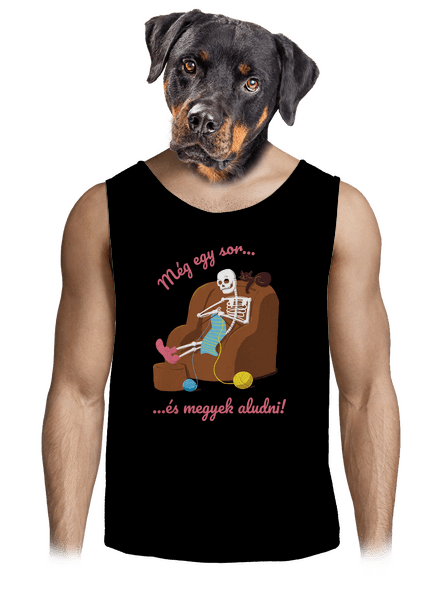 Még egy sor férfi trikó Black