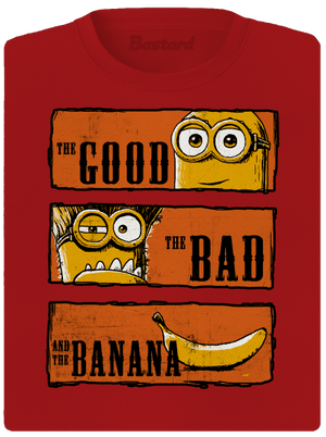 A Jó, a Rossz és a Banán női sportpóló Red Mal