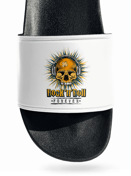 Rock'n'Roll forever papucs White