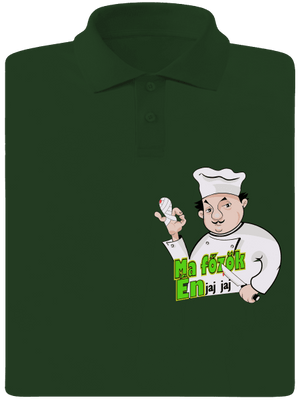 Ma főzök én férfi pólóingek Bottle Green Mal