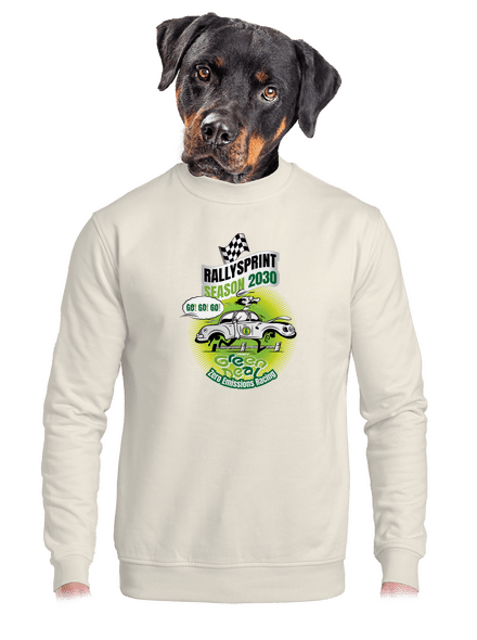 Rallysprint 2030 unisex crewneck Off White