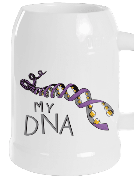 My DNA söröskorsó White