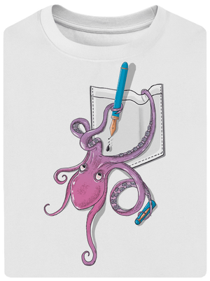 Egyszerűen imádja a tintát unisex túlméretezett póló White