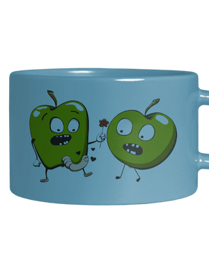 Hopp macaron bögre Blue Macaron